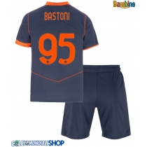 Maglie da calcio Inter Milan Alessandro Bastoni #95 Terza Maglia Bambino 2025-26 Manica Corta + Pantaloni corti)